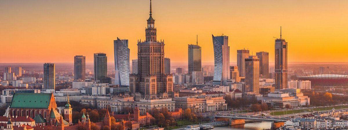 Skyline of Warsaw