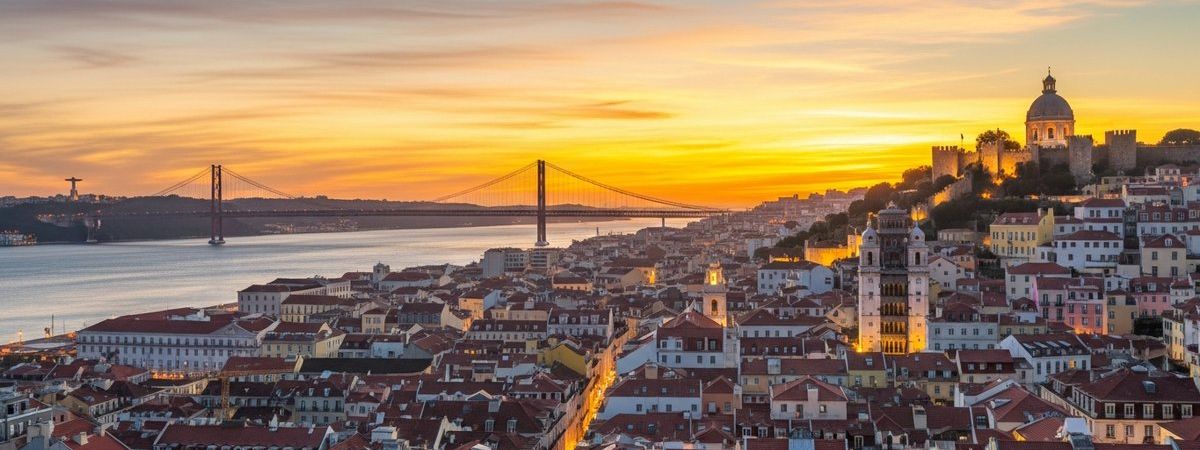 Skyline van Lisbon