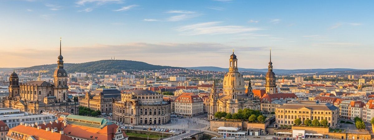Skyline di Dresden