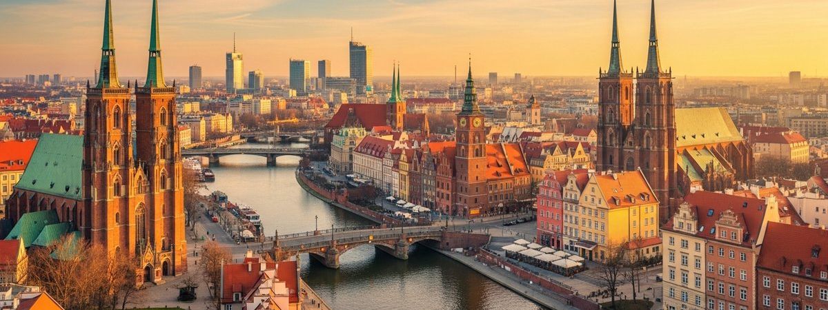Skyline of Wrocław