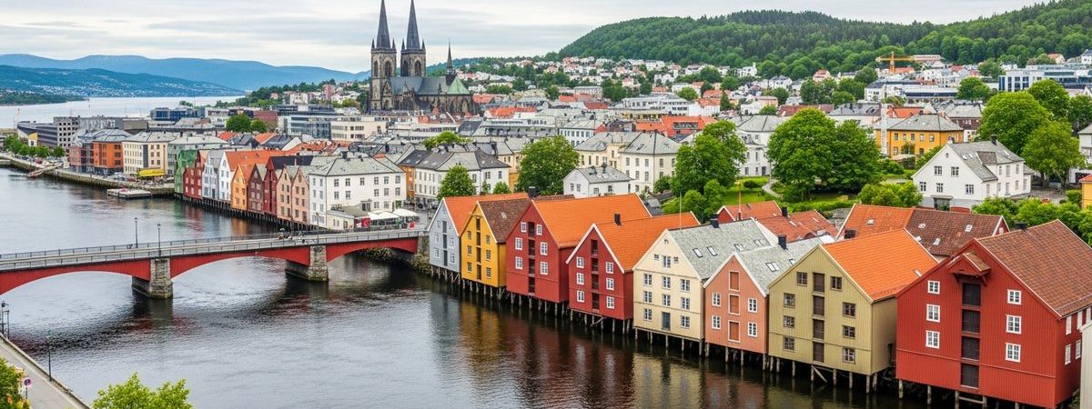 Skyline von Trondheim