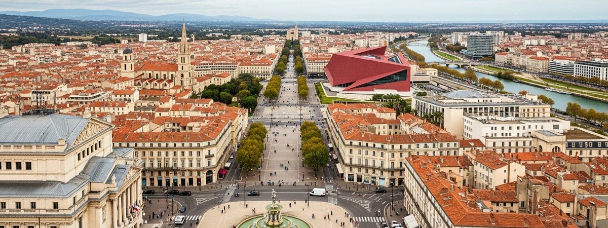 Skyline von Montpellier