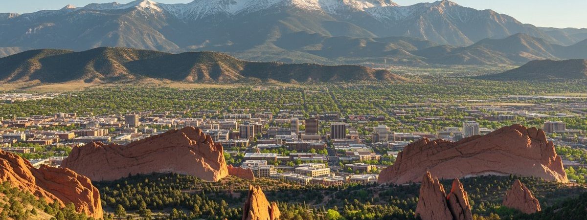 Panorama miasta Colorado Springs