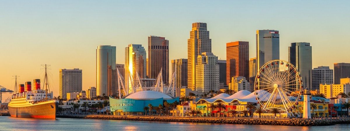 Skyline di Long Beach