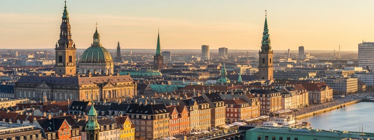 Skyline van Copenhagen